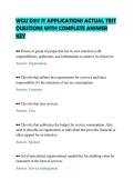 WGU D317 IT APPLICATIONS ACTUAL TEST&NewLine;QUESTIONS WITH COMPLETE ANSWER&NewLine;KEY&NewLine;
