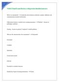 N3632 Final Exam Review with precise detailed answers