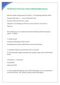 NURS 3632 UTA Exam 1 with verified detailed answers