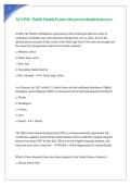 ACVPM - Public Health Exam with precise detailed answers