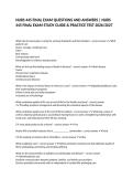 NURS 445 FINAL EXAM QUESTIONS AND ANSWERS &vert; NURS 445 FINAL EXAM STUDY GUIDE & PRACTICE TEST 2026&sol;2027&NewLine;&NewLine;