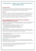 MSN 629 Week 1 -3 Quizzes- Full - 136 Questions and Answers&NewLine;with Detailed Rationales