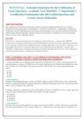 NCCCO Core - National Commission for the Certification of&NewLine;Crane Operators - Academic Year 2026&sol;2027 - Comprehensive&NewLine;Certification Examination with 100 Verified Questions and&NewLine;Correct Answer Rationales