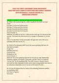CHILD TAX CREDIT ASSESSMENT EXAM 2026 NEWEST  EXAM PREP WITH COMPLETE QUESTIONS AND CORRECT ANSWERS WITH RATIONALES &vert; ALREADY GRADED A&plus;&vert; &vert;BRAND NEW VERSION&excl;&excl;