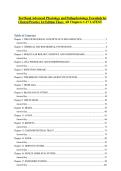 Test Bank Advanced Physiology and Pathophysiology Essentials for&NewLine;Clinical Practice 1st Edition Tkacs All Chapters 1-17 LATEST&NewLine;