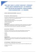 NSG 6001 QUIZ 3 LATEST 2026&sol;2027 &vert; PRIMARY CARE ADULT-GERONTOLOGY &vert; 50 VERIFIED Q&A &vert; DETAILED RATIONALES &vert; NGN-ALIGNED &vert; PASS GUARANTEED &ndash; A&plus; GRADED