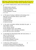 CPD Exam &lpar;100&rpar; Non-Equation Questions with all Correct & 100&percnt; Verified Answers &vert;Latest Version &vert;Already Graded A&plus;
