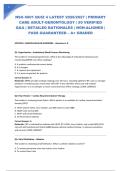NSG 6001 QUIZ 4 LATEST 2026&sol;2027 &vert; PRIMARY CARE ADULT-GERONTOLOGY &vert; 50 VERIFIED Q&A &vert; DETAILED RATIONALES &vert; NGN-ALIGNED &vert; PASS GUARANTEED &ndash; A&plus; GRADED
