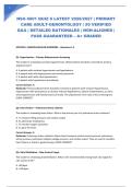 NSG 6001 QUIZ 6 LATEST 2026&sol;2027 &vert; PRIMARY CARE ADULT-GERONTOLOGY &vert; 50 VERIFIED Q&A &vert; DETAILED RATIONALES &vert; NGN-ALIGNED &vert; PASS GUARANTEED &ndash; A&plus; GRADED