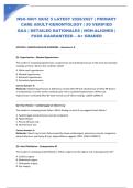 NSG 6001 QUIZ 5 LATEST 2026&sol;2027 &vert; PRIMARY CARE ADULT-GERONTOLOGY &vert; 50 VERIFIED Q&A &vert; DETAILED RATIONALES &vert; NGN-ALIGNED &vert; PASS GUARANTEED &ndash; A&plus; GRADED