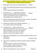 CPD ACADEMY MIDTERM EXAM WITH ALL CORRECT & 100&percnt; VERIFIED ANSWERS &vert;LATEST VERSION &vert;ALREADY GRADED A&plus;