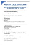 NSG 6001 QUIZ 7 LATEST 2026&sol;2027 &vert; PRIMARY CARE ADULT-GERONTOLOGY &vert; 50 VERIFIED Q&A &vert; DETAILED RATIONALES &vert; NGN-ALIGNED &vert; PASS GUARANTEED &ndash; A&plus; GRADED