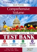 Test Bank for South-Western Federal Taxation 2027&colon; Comprehensive&comma; 50th Edition &lpar;Young&comma; Persellin&comma; Nellen&comma; Cuccia&comma; Maloney&comma; Lassar & Cripe&comma; 2026&rpar; &vert; All Chapters 1&ndash;28 Covered
