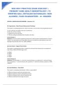 NSG 6001 PRACTICE EXAM 2026&sol;2027 &vert; PRIMARY CARE ADULT-GERONTOLOGY &vert; 75 VERIFIED Q&A &vert; DETAILED RATIONALES &vert; NGN-ALIGNED &vert; PASS GUARANTEED &ndash; A&plus; GRADED