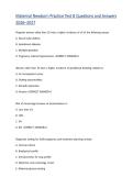 Maternal Newborn Practice Test B Questions and Answers 2026&ndash;2027 &ndash; Comprehensive Maternal-Newborn Nursing Exam Study Guide and Review