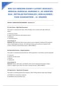 NSG 223 HERZING EXAM 4 LATEST 2026&sol;2027 &vert; MEDICAL-SURGICAL NURSING II &vert; 40 VERIFIED Q&A &vert; DETAILED RATIONALES &vert; NGN-ALIGNED &vert; PASS GUARANTEED &ndash; A&plus; GRADED