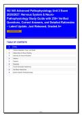 NU 545 Advanced Pathophysiology Unit 2 Exam 2026&sol;2027&colon; Nervous System & Neuro-Pathophysiology Study Guide with 250&plus; Verified Questions&comma; Correct Answers&comma; and Detailed Rationales &ndash; Latest Update&comma; Just Released&comma; Graded A&plus;