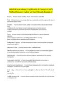 CPD Police Academy Exam&num;2 with all Correct & 100&percnt; Verified Answers &vert;Latest Version &vert;Already Graded A&plus;