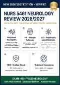 NURS 5461 STUDY GUIDE 2026&sol;2027 &ndash; Actual Exam Questions&comma; Detailed Rationales & Verified Answers &lpar;Graded A&plus;&rpar;