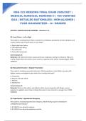 NSG 223 HERZING FINAL EXAM 2026&sol;2027 &vert; MEDICAL-SURGICAL NURSING II &vert; 100 VERIFIED Q&A &vert; DETAILED RATIONALES &vert; NGN-ALIGNED &vert; PASS GUARANTEED &ndash; A&plus; GRADED