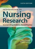 Test Bank For Introduction to Nursing Research&colon; Incorporating Evidence-Based Practice&comma; 6th Edition by Carol Boswell&comma; Sharon Cannon