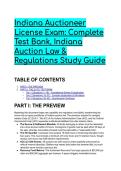 Indiana Auctioneer License Exam 2026&sol;2027&colon; Complete Test Bank&comma; Indiana Auction Law & Regulations Study Guide