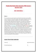 Florida Real Estate Sales Associate&colon; FREC Course I &NewLine;Question Bank &NewLine;2027-2028 Edition