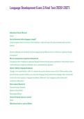 Language Development Exam 3&period;Final Test 20262027&period;&NewLine;