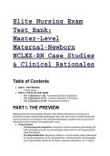 2026&sol;2027 Elite Nursing Exam Test Bank&colon; Master-Level Maternal-Newborn NCLEX-RN Case Studies & Clinical Rationales