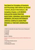 Test Bank for Principles of Anatomy &NewLine;and Physiology 16th Edition by Gerard &NewLine;J Tortora&comma; Bryan H Derrickson &vert; All &NewLine;Complete Chapter 1-29 NEWEST &NewLine;EVALUATED EXAM PRACTICE &NewLine;QUESTIONS &vert;ORIGINAL QUESTIONS & &NewLine;ANSWERS &vert;DETAILED RATIONALES &NewLine;&vert;HINTED COMPLETE 