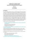 ServSafe Alcohol Exam 2026&sol;2027 &ndash; Alcohol Service & Responsible Beverage Management &vert; 100 Practice Questions with Expert Rationales