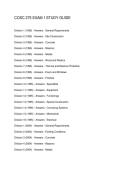 COSC 275 EXAM 1 STUDY GUIDE