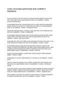 COSC 275 EXAM QUESTIONS AND CORRECT ANSWERS
