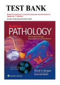 TEST BANK FOR RUBIN'S PATHOLOGY&colon; CLINICOPATHOLOGIC FOUNDATIONS OF MEDICINE 7TH EDITION BY DAVID S&period; STRAYER&comma; EMANUEL RUBIN&NewLine;&NewLine;