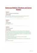 Buttercups Module 3 Questions and Correct Answers&period;