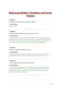 Buttercups Module 2 Questions and Correct Answers&period;