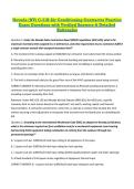 Nevada &lpar;NV&rpar; C-21B Air Conditioning Contractor Practice &NewLine;Exam Questions with Verified Answers & Detailed &NewLine;Rationales