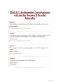 FDNY Z-51 Refrigeration Exam Questions&NewLine;with Verified Answers & Detailed&NewLine;Rationales&period;