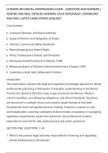 ULTIMATE MN DENTAL JURISPRUDENCE EXAM &ndash; QUESTIONS AND ANSWERS &vert;&NewLine;VERIFIED AND WELL DETAILED ANSWERS &vert; PLUS RATIONALES &vert; DOWNLOAD&NewLine;AND PASS &vert; LATEST EXAM UPDATE 2026&sol;2027