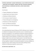 CERTIFIED APARTMENT LEASING PROFESSIONAL &lpar;CALP&rpar; CERTIFICATION EXAM&ndash; QUESTIONS AND ANSWERS &vert; VERIFIED AND WELL DETAILED ANSWERS &vert;&NewLine;PLUS RATIONALES &vert; DOWNLOAD AND PASS &vert; LATEST EXAM UPDATE&NewLine;2026&sol;2027