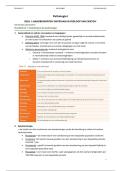 Samenvatting pathologie 1 