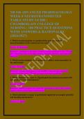 NR 546 ADVANCED PHARMACOLOGY WEEK 8 NEUROTRANSMITTER TABLE STUDY GUIDE &vert; CHAMBERLAIN COLLEGE OF NURSING &vert; 100 PRACTICE QUESTIONS WITH ANSWERS & RATIONALES &lpar;2026&sol;2027&rpar;