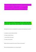 WGU C182 Objective Assessment &vert; Practice Questions & Answers 2026&ndash;2027