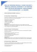 NSG 223 HERZING MODULE 3 EXAM 2026&sol;2027 &vert; MEDICAL-SURGICAL NURSING II &vert; 40 VERIFIED Q&A &vert; DETAILED RATIONALES &vert; NGN-ALIGNED &vert; PASS GUARANTEED &ndash; A&plus; GRADED