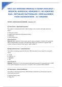 NSG 223 HERZING MODULE 5 EXAM 2026&sol;2027 &vert; MEDICAL-SURGICAL NURSING II &vert; 40 VERIFIED Q&A &vert; DETAILED RATIONALES &vert; NGN-ALIGNED &vert; PASS GUARANTEED &ndash; A&plus; GRADED