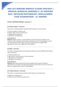 NSG 223 HERZING MODULE 6 EXAM 2026&sol;2027 &vert; MEDICAL-SURGICAL NURSING II &vert; 40 VERIFIED Q&A &vert; DETAILED RATIONALES &vert; NGN-ALIGNED &vert; PASS GUARANTEED &ndash; A&plus; GRADED