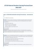 ATI RN Maternal Newborn Nursing Proctored Exam 2026&sol;2027 &mdash; Assessment Sets A&comma; B & C&comma; complete practice exam with answers and rationales
