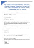 NSG 223 HERZING MODULE 8 EXAM 2026&sol;2027 &vert; MEDICAL-SURGICAL NURSING II &vert; 40 VERIFIED Q&A &vert; DETAILED RATIONALES &vert; NGN-ALIGNED &vert; PASS GUARANTEED &ndash; A&plus; GRADED