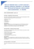  NSG 223 HERZING QUIZ 3 LATEST 2026&sol;2027 &vert; MEDICAL-SURGICAL NURSING II &vert; 50 VERIFIED Q&A &vert; DETAILED RATIONALES &vert; NGN-ALIGNED &vert; PASS GUARANTEED &ndash; A&plus; GRADED