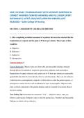 NUR 210 EXAM 1 PHARMACOLOGY WITH ACCURATE QUESTIONS & CORRECT ANSWERS &lpar;VERIFIED ANSWERS&rpar; AND FULL DEEP EXPERT RATIONALES &vert; LATEST &lpar;2026&sol;2027&rpar; UPDATED VERSION &lbrace;JUST RELEASED&rcub; &ndash; Galen College Of Nursing